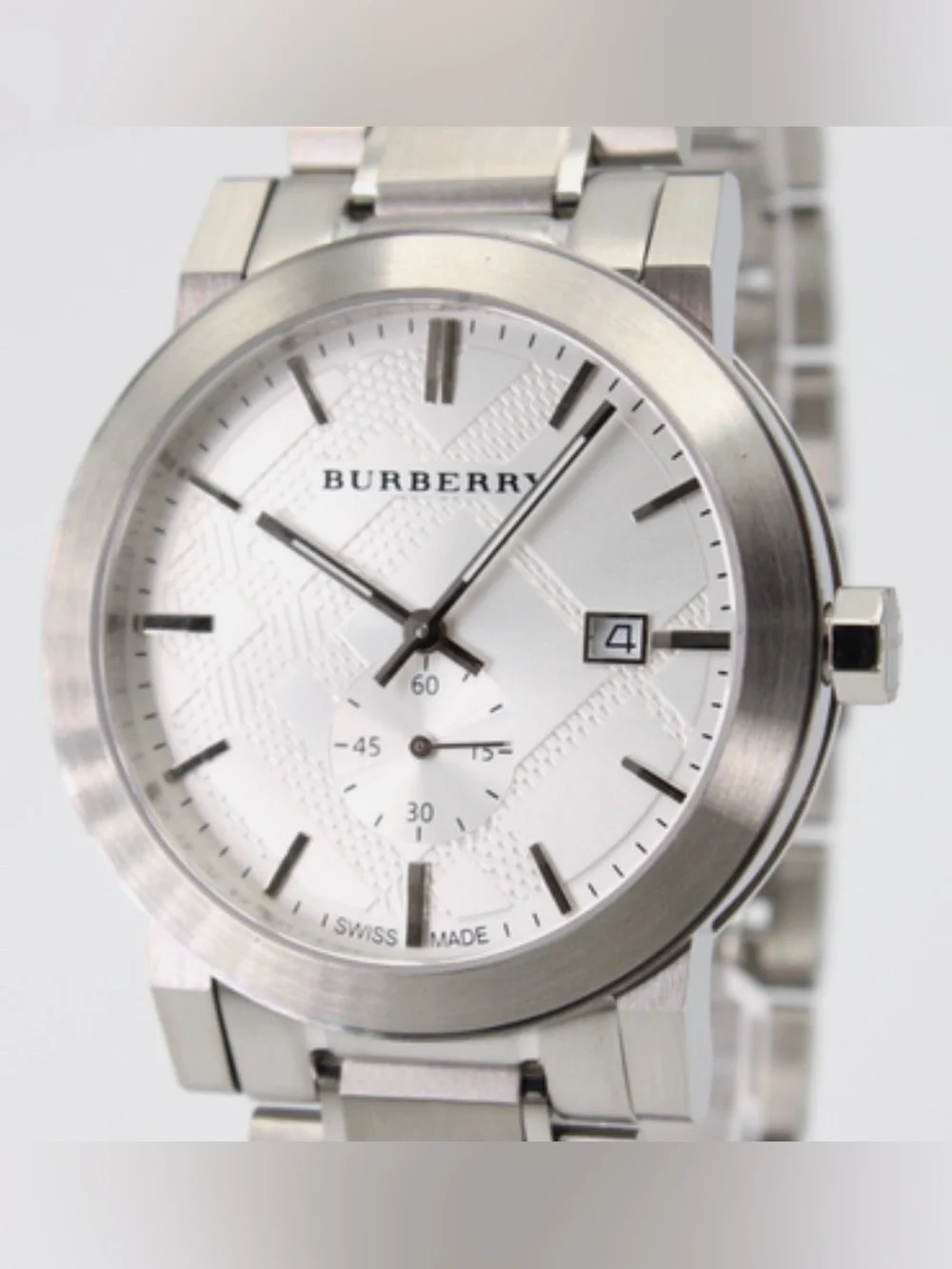 Burberry Men's Chronograph The City Silver 42mm Watch